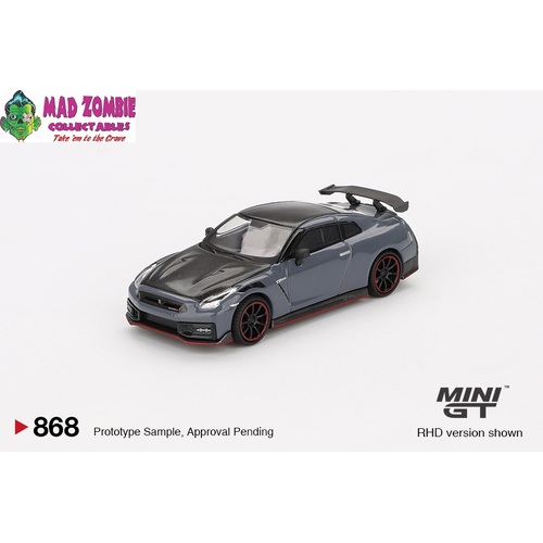 Mini GT 1/64 - Nissan GT-R Nismo 2024 NISMO Stealth Gray - PRE-ORDER