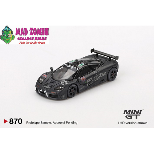 Mini GT 1/64 - McLaren F1 GTR #59 1995 Le Mans 24Hr Winner Post-Race Weathered - PRE-ORDER