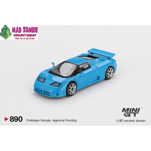 Mini GT 1/64 - Bugatti EB110 Super Sport  Blu  Bugatti - PRE-ORDER