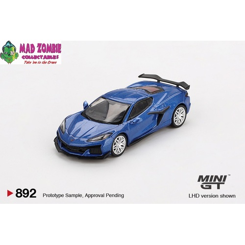 Mini GT 1/64 - Chevrolet Corvette Z06 2023 Elkhart Lake Blue Metallic - PRE-ORDER