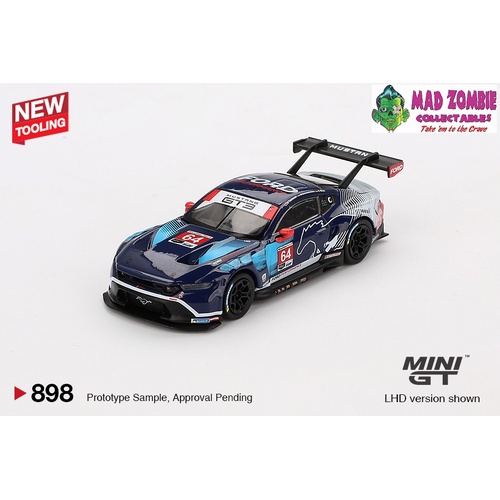 Mini GT 1/64 - Ford Mustang GT3 #64 Ford Multimatic Motorsports 2024 IMSA Daytona 24 Hrs - (PRE-ORDER)