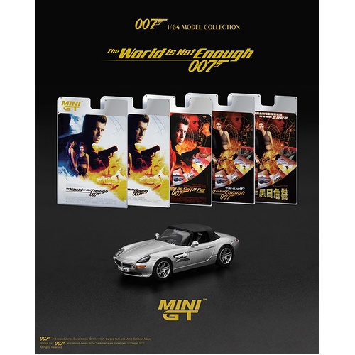 MINI GT 1/64 - BMW Z8 "The World Is Not Enough"  / English Blister Packaging - PRE-ORDER