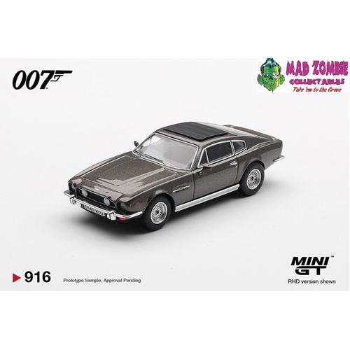 MINI GT 1/64  - Aston Martin V8 Vantage "The Living Daylights" Weapons Off / English Blister Packaging - (PRE-ORDER)