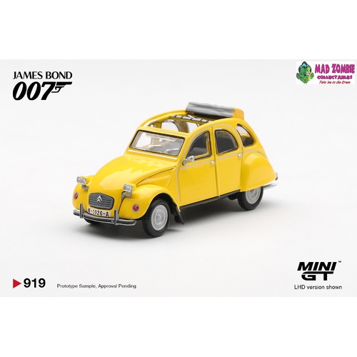 MINI GT 1/64  - Citroën 2CV "For Your Eyes Only" /  English Blister Packaging - (PRE-ORDER)