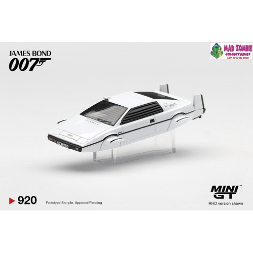 MINI GT 1/64  - Lotus Esprit S1 “The Spy Who Loved Me” Submarine / English Blister Packaging - (PRE-ORDER)