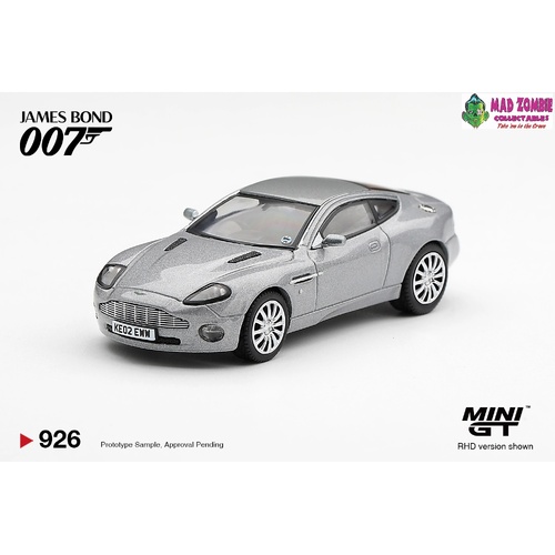MINI GT 1/64 - Aston Martin V12 Vanquish "Die Another Day" / English Blister Packaging - PRE-ORDER