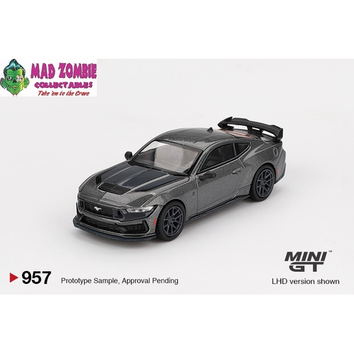 Mini GT 1/64 - Ford Mustang Dark Horse  2024 Carbonized Gray - (PRE-ORDER)