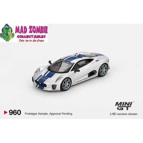 Mini GT 1/64 - Jaguar C-X75 Silver - (PRE-ORDER)