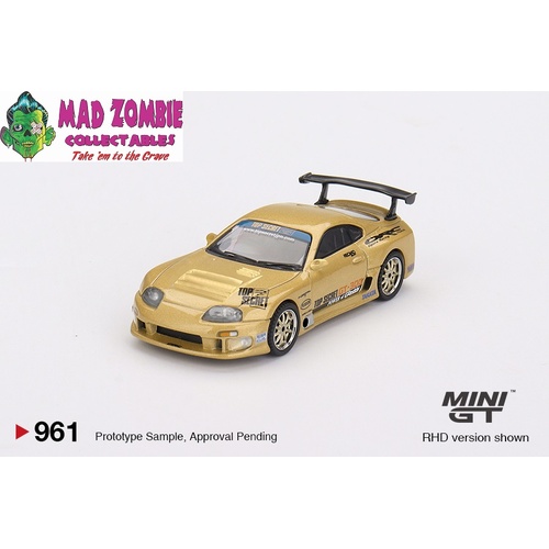 Mini GT 1/64 - Toyota Supra (A80) Top Secret GT-300 Top Secret Gold - (PRE-ORDER)