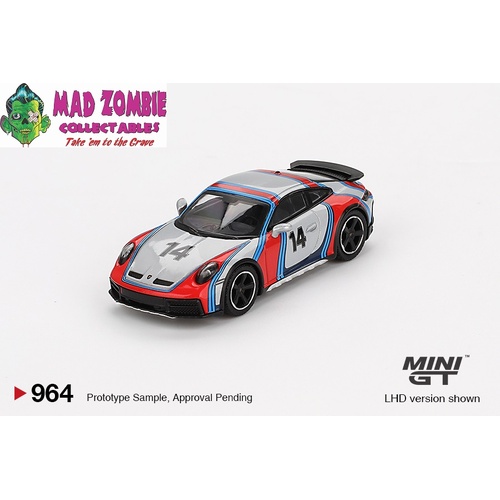 Mini GT 1/64 - Porsche 911 Dakar Ice Grey Metallic "Rally 1974" - (PRE-ORDER)
