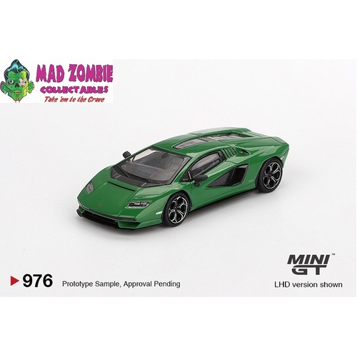 Mini GT 1/64 - Lamborghini Countach LPI 800-4 Verde Medio - (PRE-ORDER)