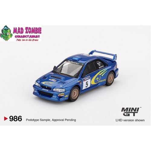 MINI GT 1/64 - Subaru Impreza WRC99 - #5, Richard Burns / Robert Reid - Winner, 1999 Rally Australia -  Australia Market Exclusive - PRE-ORDER