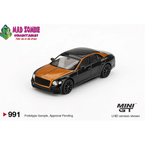  Mini GT 1/64 - Bentley Flying Spur Orange Flame / Onyx - (PRE-ORDER)