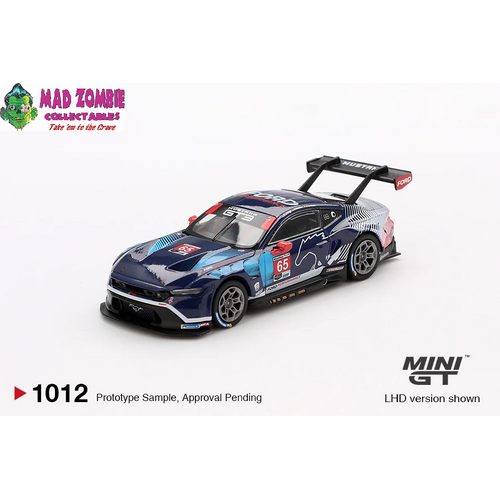 MINI GT 1/64 - Ford Mustang GT3 #65 Ford Multimatic Motorsports 2024 IMSA Daytona 24 Hrs - PRE-ORDER