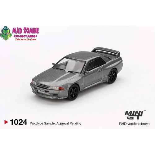 MINI GT 1/64 - Nissan Skyline GT-R  (NISMO BNR32 CRS Version) Dark Metal Gray - PRE-ORDER