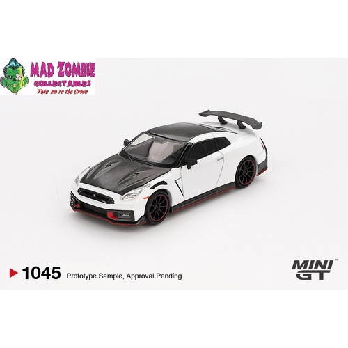 MINI GT 1/64 - Nissan GT-R Nismo 2024 Brilliant White Pearl - PRE-ORDER