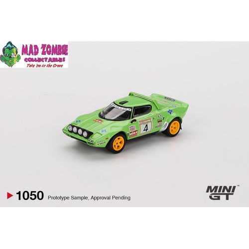 MINI GT 1/64 - Lancia Stratos HF #4 1979 Spanish Rally Champion - PRE-ORDER