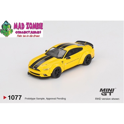 MINI GT 1/64 - LB-WORKS FORD MUSTANG Triple Yellow - PRE-ORDER