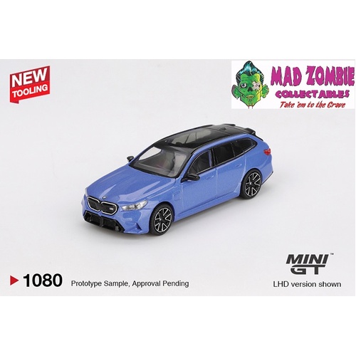MINI GT 1/64 - BMW M5 Touring (G99) Marina Bay Blue Metallic - PRE-ORDER