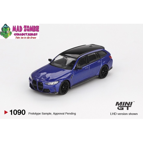 MINI GT 1/64 - BMW M3 Competition Touring Portimao Blue Metallic - PRE-ORDER