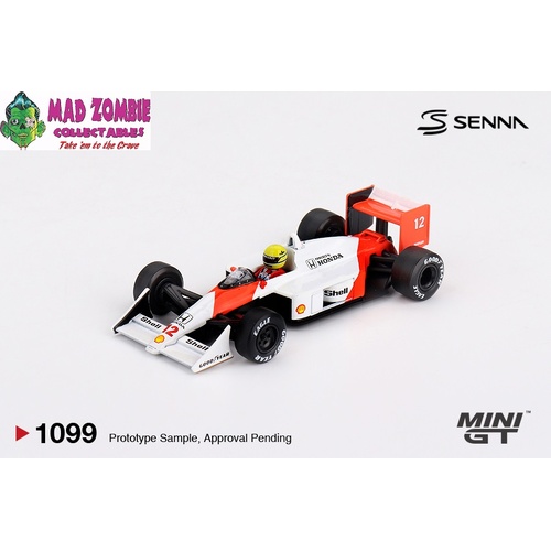 MINI GT 1/64 - McLaren MP4/4 #12 Ayrton Senna 1988 Japanese Grand Prix  Winner / (BLISTER PACKAGING) - PRE-ORDER
