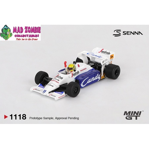 MINI GT 1/64 - Toleman TG184 #19 Ayrton Senna 1984 Monaco Grand Prix 2nd Place / (BLISTER PACKAGING) - PRE-ORDER