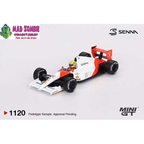 MINI GT 1/64 - McLaren MP4/6 #1 Ayrton Senna 1991 Japanese Grand Prix  2nd Place / (BLISTER PACKAGING) - PRE-ORDER