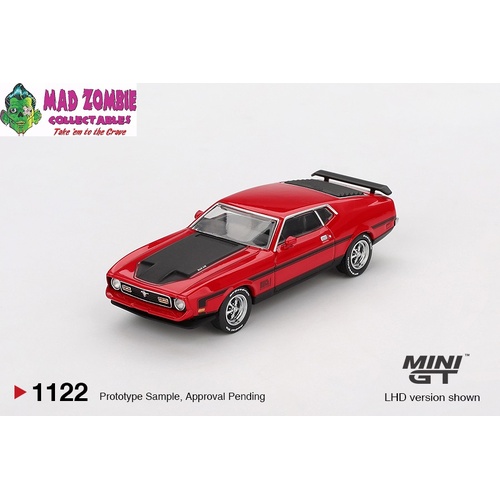 MINI GT 1/64 - Ford Mustang Mach1 1971 Race Red - PRE-ORDER