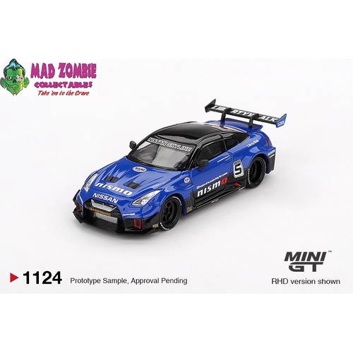 MINI GT 1/64 - LB-Silhouette WORKS GT NISSAN 35GT-RR Ver.2 Blue - PRE-ORDER