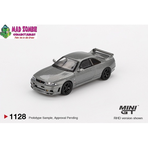 MINI GT 1/64 - NISSAN Skyline GT-R Dark Metal Gray (NISMO BCNR33 CRS Version) - PRE-ORDER
