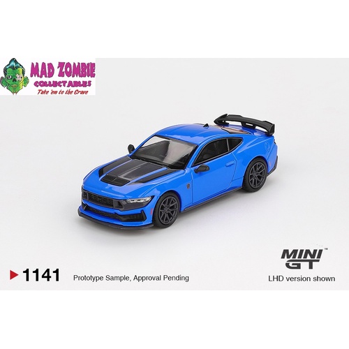 MINI GT 1/64 - Ford Mustang Dark Horse 2024 Grabber Blue - PRE-ORDER