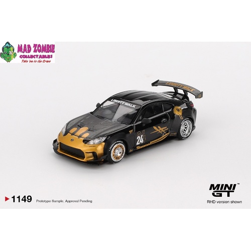 MINI GT 1/64 - Toyota GR86 LB★Nation Black / Gold - PRE-ORDER