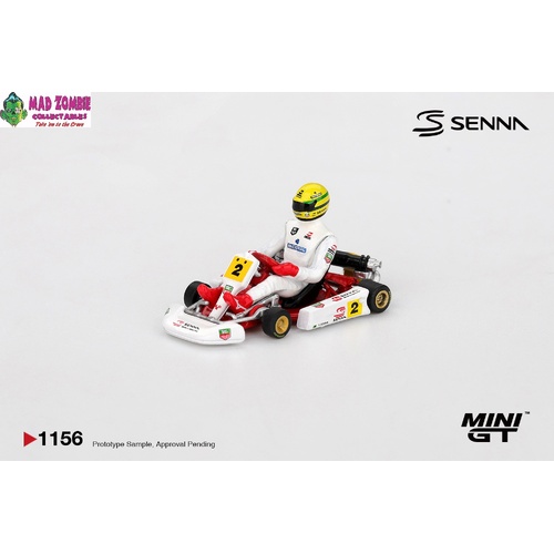 MINI GT x KAIDO HOUSE 1/64 - Senna Kart #2 Ayrton Senna da Silva - 1993 Masters of Paris-Bercy / Blister packaging - PRE-ORDER