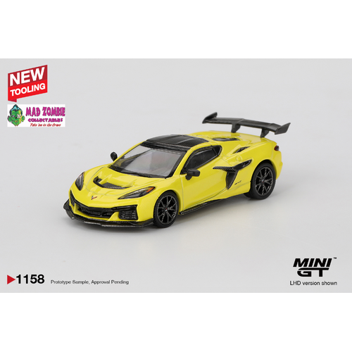 MINI GT 1/64 - Chevrolet Corvette ZR1  Accelerate Yellow - PRE-ORDER