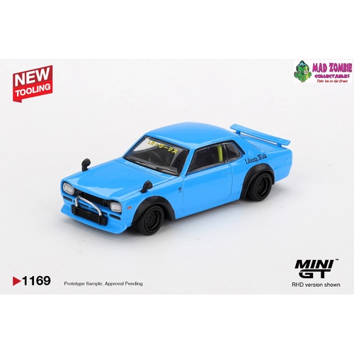 MINI GT - Nissan LB★Works HAKOSUKA Baby Blue - PRE-ORDER
