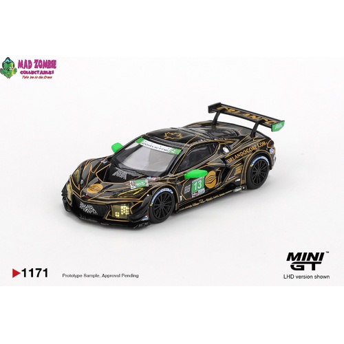 MINI GT - Chevrolet Corvette Z06 GT3.R #13 AWA 2025 IMSA Daytona 24 Hrs - PRE-ORDER