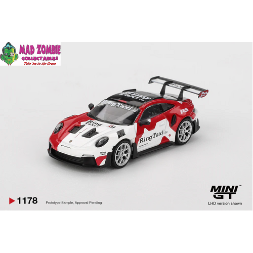 MINI GT 1/64 - Porsche 911(992) GT3 RS Weissach RingTaxi.com - PRE-ORDER