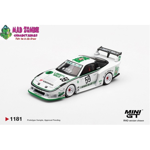 MINI GT 1/64 - Nissan LB-Super Silhouette 180SX  White  - PRE-ORDER
