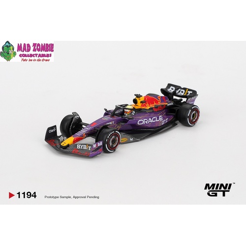 MINI GT 1/64 - Oracle Red Bull Racing RB19 #1 Max Verstappen 2023 F1 2023 Las Vegas GP Winner - PRE-ORDER