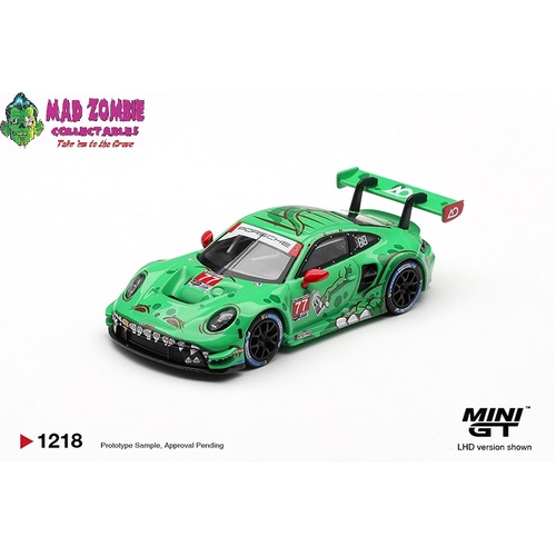 MINI GT 1/64 - Porsche 911 GT3 R (992) #77 AO Racing 2025 IMSA Sebring 12 Hrs Class Winner - PRE-ORDER