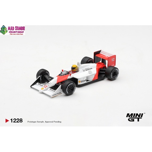 MINI GT 1/64  - McLaren MP4/4 #12 Ayrton Senna 1988 Canadian Grand Prix Winner - (PRE-ORDER)