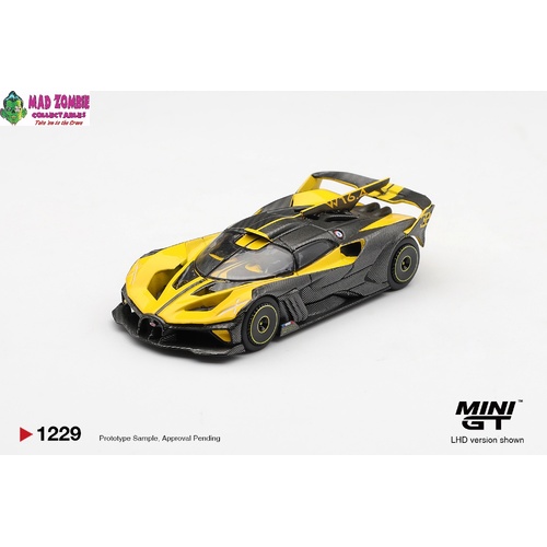 MINI GT 1/64  - Bugatti Bolide Yellow - (PRE-ORDER)