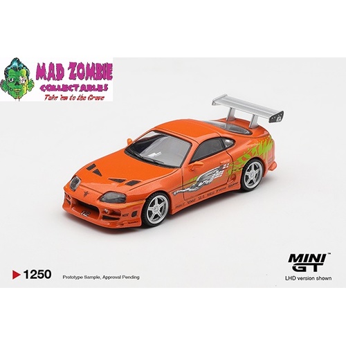 MINI GT 1/64  - Toyota Supra BOMEX " The Fast and the Furious"  Brian O'Conner / Blister Packaging (Blister Packaging) - (PRE-ORDER)