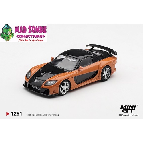 MINI GT 1/64  - Mazda RX-7 VeilSide Fortune "The Fast and the Furious: Tokyo Drift" Han Seoul-Oh (Blister Packaging) - (PRE-ORDER)