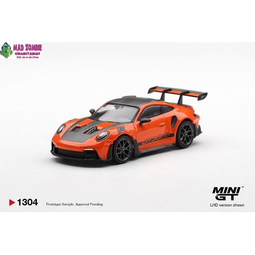 MINI GT 1/64 - Porsche 911 (992) GT3 RS Weissach Package Gulf Orange - (PRE-ORDER)