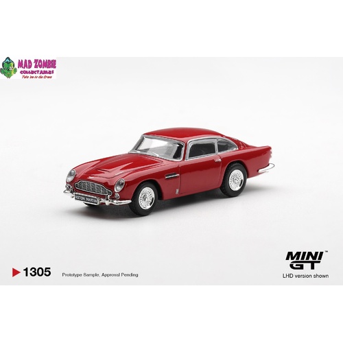 MINI GT 1/64 - Aston Martin DB5 Fiesta Red - (PRE-ORDER)