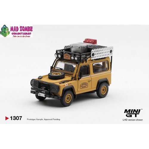 MINI GT 1/64  - Land Rover Defender 90 1985 Camel Trophy Borneo Team Japan - (PRE-ORDER)