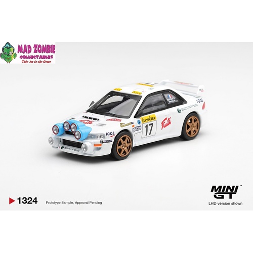 MINI GT 1/64  - Subaru Impreza WRC98 #17 1999 Rally Monte-Carlo - (PRE-ORDER)