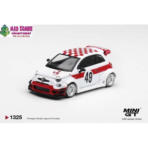 MINI GT 1/64  - Abarth 595 LB-WORKS x Abas Works 1000 TC Tribute - (PRE-ORDER)
