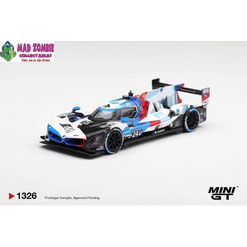 MINI GT 1/64  - BMW M Hybrid V8 GTP #24 BMW M Team RLL 2024 IMSA Daytona 24 Hrs - (PRE-ORDER)